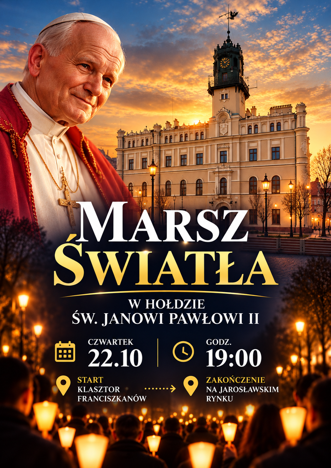Marsz Światła ze św. Janem Pawłem II